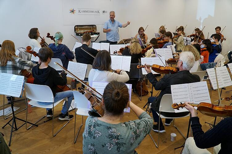 Orchesterprobe im MühlenForum